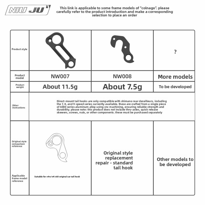 Bicycle Rear Derailleur Hanger - огляд і ціна Derailleur Hanger Direct