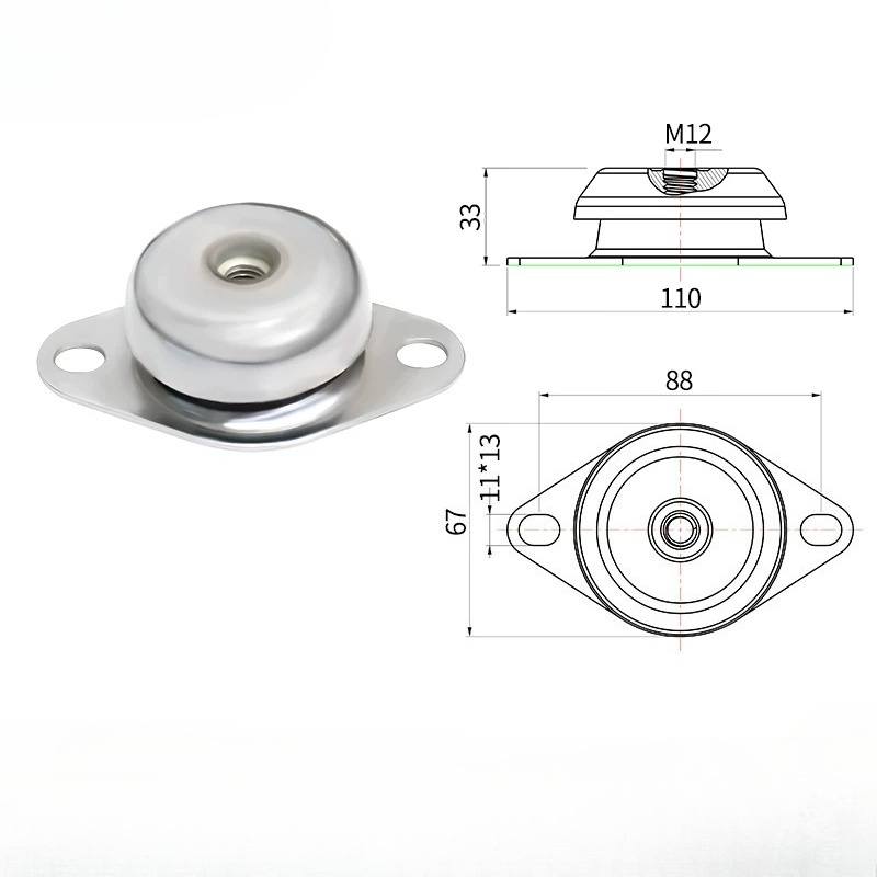 Metal Rubber Shock Absorber Mo - огляд і ціна Shock Pump Suspension
