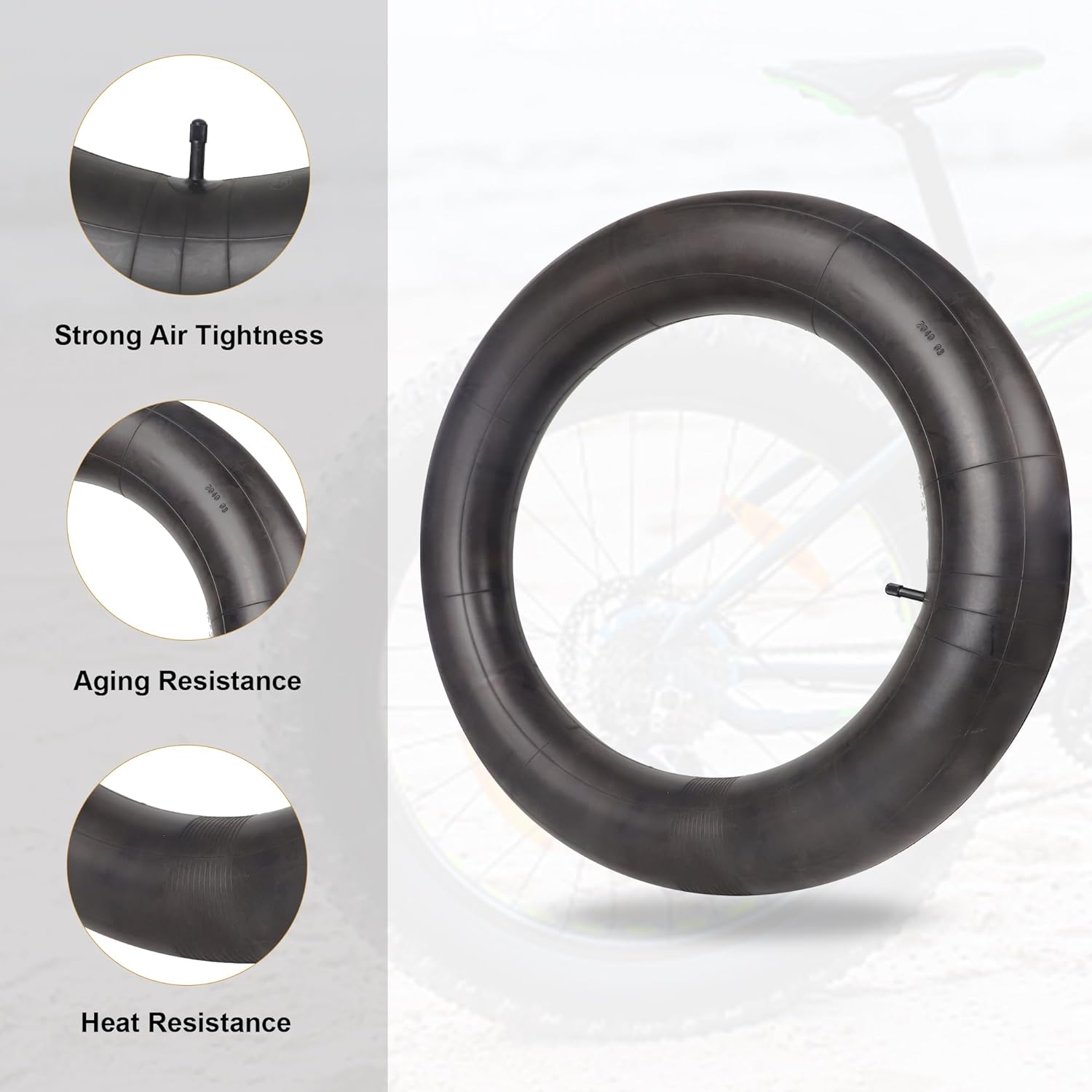 ZUKKA 1 Piece Fat Inner Tubes  - огляд і ціна Mountain Biking Tube