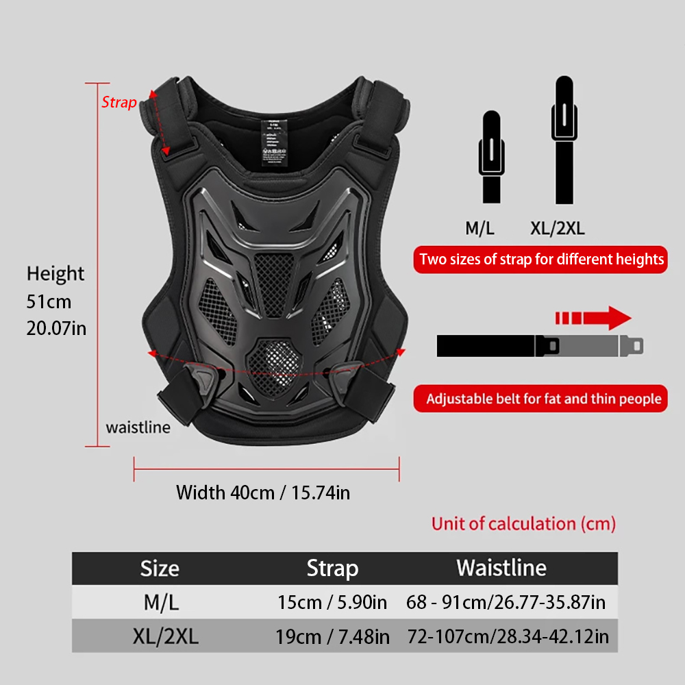 All Season Motocross Armor Ves - огляд і ціна Mountain Biking Chest Protector
