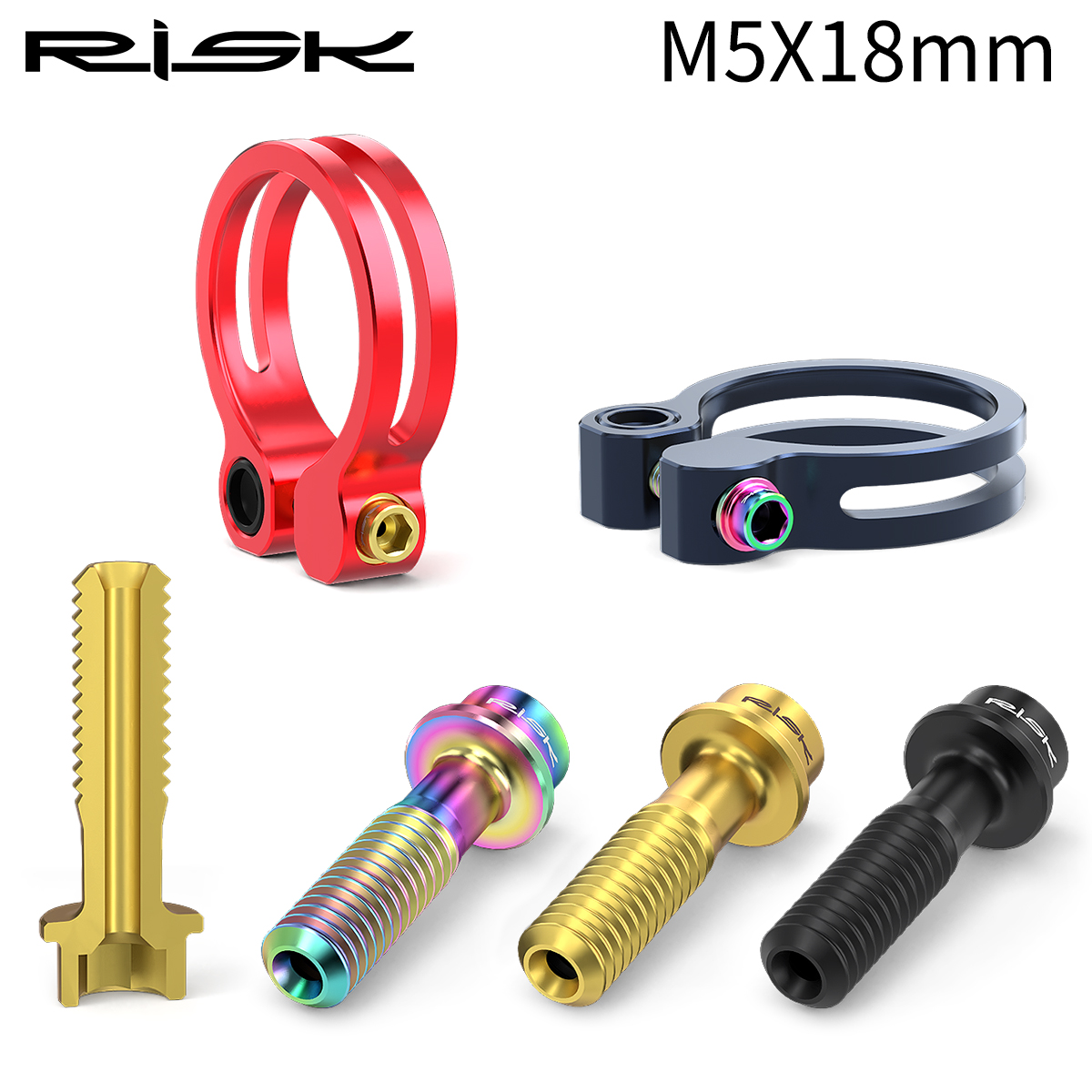 RISK M5x18mm Seat Screws Mount - огляд і ціна Mountain Biking Tube