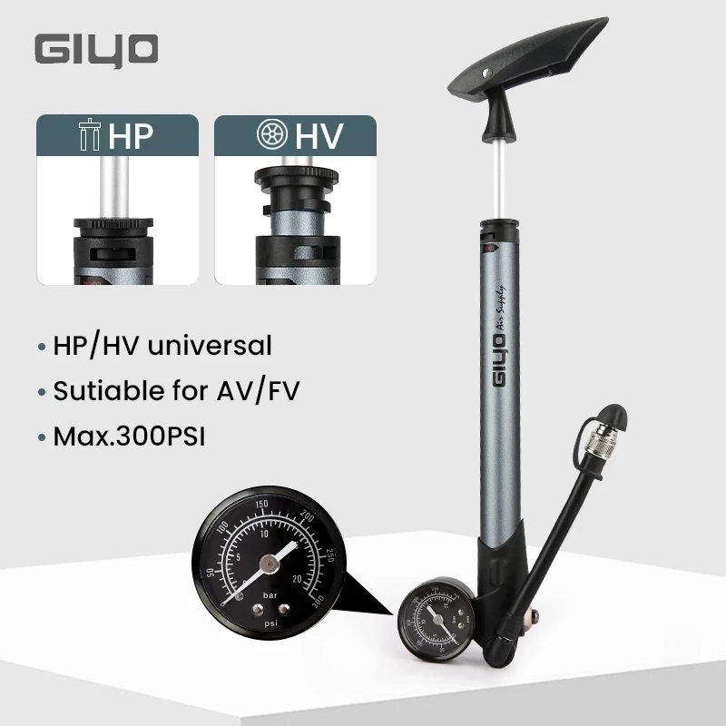 Giyo GS-41P 300psi Bicycle Sho - огляд і ціна Shock Pump Suspension