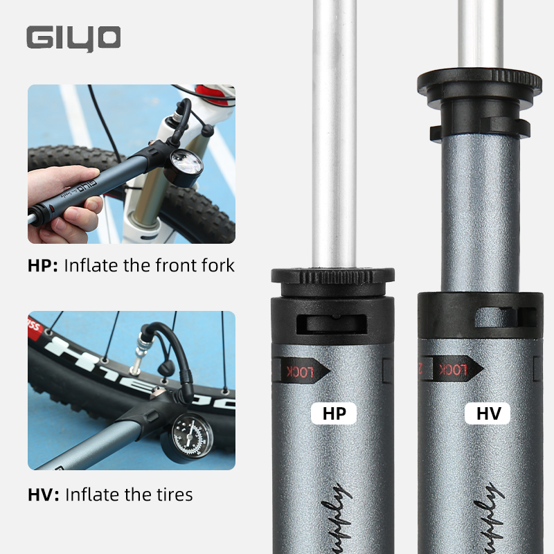 Giyo GS-41P 300psi Bicycle Sho - огляд і ціна Shock Pump Suspension