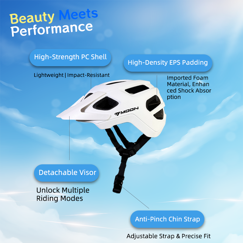 MOON Anti-Odor Professional Bi - огляд і ціна Mountain Biking Helmet Kids